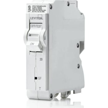 Image for Leviton 20 Amp 120 V Gfci 1-Pole Thermal Magnetic Branch Circuit Breaker from HD Supply