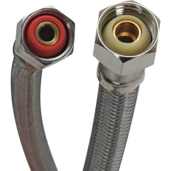 Image for Fluidmaster 1/2 In. Compr X 1/2 In.  F.i.p. X 30 In. L Braided Faucet Connector from HD Supply