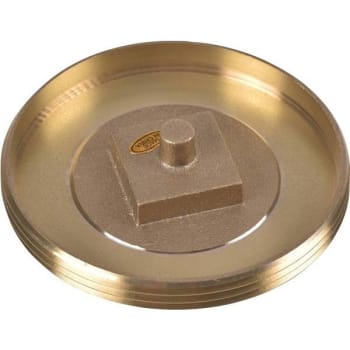 Image for Oatey 4 In. Brass Cleanout Plug Countersunk from HD Supply