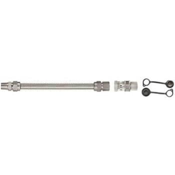 Image for Watts 5/8 In. Od 1/2 In. Id 3/4 In. Mnpt X 3/4 In. Fnpt 24 In. L Stainless Steel Gas Connector from HD Supply