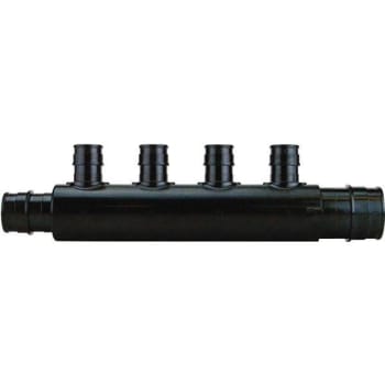 Image for Apollo 1 In. PEX-A Barb Inlet X 3/4 In. PEX-A Barb Outlet X 1/2 In. PEX-A 4-Port Manifold from HD Supply