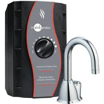 Insinkerator Invite Hot100 Instant Hot Water Dispenser Tank And Faucet (Chrome)