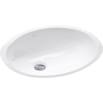 Image for Kohler Caxton 16-1/4 In. White Undermount Bathroom Sink W/ Overflow Drain from HD Supply