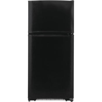 Seasons 18.3 Cu Ft Top Mount Refrigerator Black Energy Star