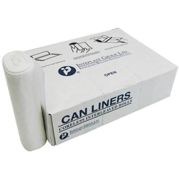 Image for Inteplast Group 40 Gal. 38 In. X 38 In. 1.5 Mil. Natural Low-Density Trash Bags (4-Case) from HD Supply