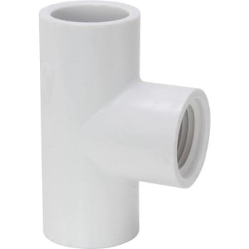 Image for Mueller Streamline 1 In. X 1 In. X 3/4 In. PVC S X S X Fipt Tee from HD Supply