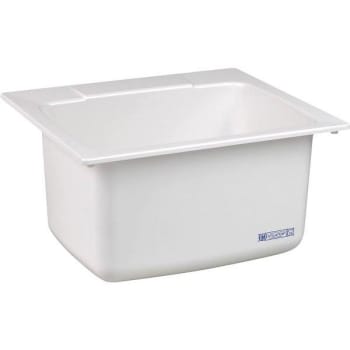 Image for Mustee 22 In. X 25 In. X 13.75 In. White Molded Fiberglass Drop Utility Sink from HD Supply