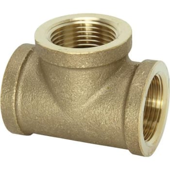 Image for ProPlus 3/8 In. Brass Tee Lead Free from HD Supply