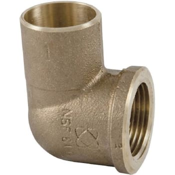 Image for Everbilt 1/2 In. Copper Silicon Alloy Pressure 90-Degree Hub X Female Elbow Fitting from HD Supply