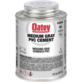 Image for Oatey 8 Oz. Medium PVC Cement (Gray) from HD Supply