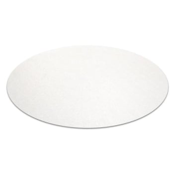 Desktex® Pack Of 2 Polycarbonate Circular Mats- 8" Diameter