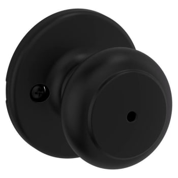 Image for Kwikset Cove Bed/bath Knob In Matte Black from HD Supply