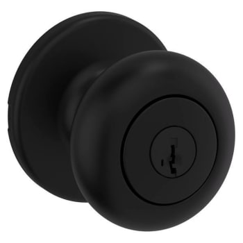 Image for Kwikset Cove Keyed Entry Knob Featuring Smartkey Security™ In Matte Black from HD Supply