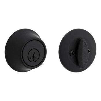 Image for Kwikset Balboa Keyed Entry Lever Featuring Smartkey Security™ In Matte Black from HD Supply
