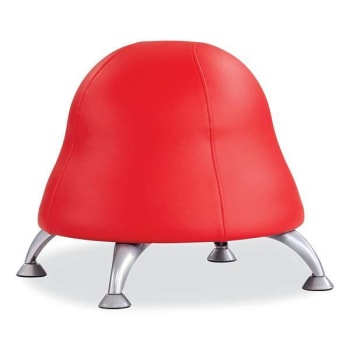 Image for Safco Runtz™ Ball Chair, Backless, 13.5" To 17" High, Red Vinyl Seat from HD Supply