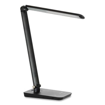 Image for Safco Vamp™ Led Wireless Charging Lamp, Multi-Pivot Neck, 16.75" High, Black from HD Supply