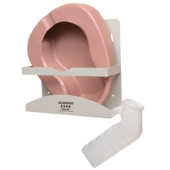 Image for Bowman Dispensers Bedpan/urinal Dispenser Quartz Beige Powder-Coated Aluminum from HD Supply