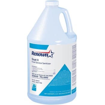 Renown Quat II Food Service Sanitizer, 1 Gal. (4 Per Case)