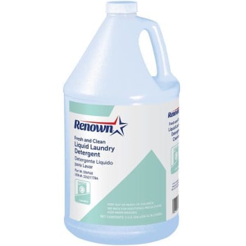 Renown Fresh And Clean Liquid Laundry Detergent 512 Loads 1 Gal. Case Of 4