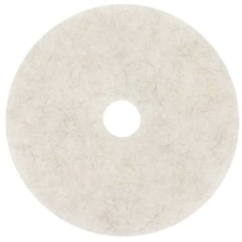 Image for 3M White Floor Pad, 19", Natural Blend from HD Supply