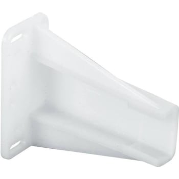 Image for 2-9/16 In. Plastic Track Drawer Bracket (1 Left And 1 Right) (White) from HD Supply