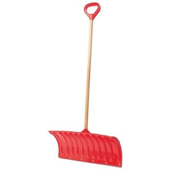 Image for Bigfoot 25 In. Poly Snow Pusher Shovel W/ Metal Edge from HD Supply
