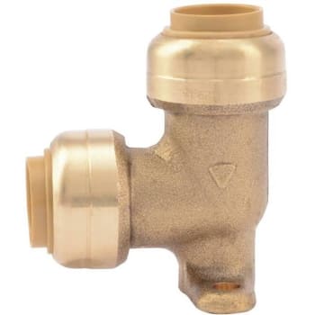 Image for Sharkbite 1/2 In. Brass Push-To-Connect 90-Degree Drop Ear Elbow from HD Supply