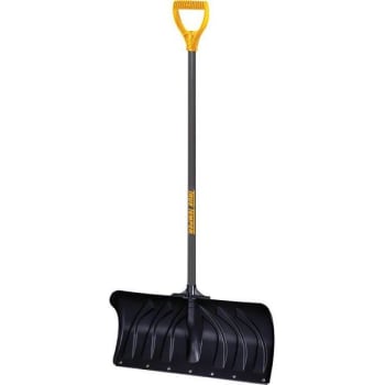 Image for True Temper 38.3 In. Steel Handle Plastic Snow Shovel W/ 24 In. Poly Blade from HD Supply