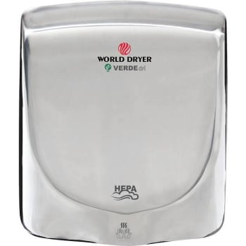 Image for World Dryer Polished Stainless Steel Electric Hand Dryer from HD Supply