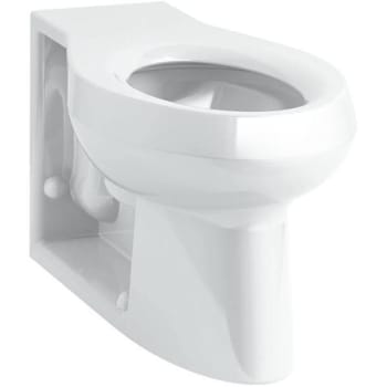 Image for Kohler Anglesey Elongated Toilet Bowl W/ Integral Seat (White) from HD Supply