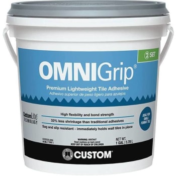 Image for Custom Building Products 4 Qt. Omnigrip Tile And Stone Adhesive from HD Supply