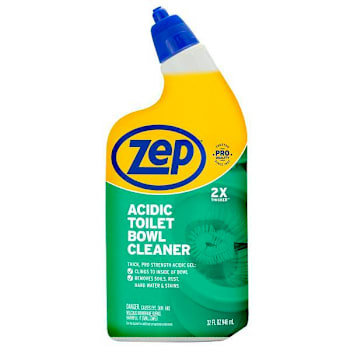 Zep Acidic Toilet Bowl Cleaner, 32 Oz, Case Of 4