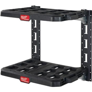 Image for Milwaukee Packout 22.3 In. Black Resin Racking Kit With Metal Frame And Handle from HD Supply