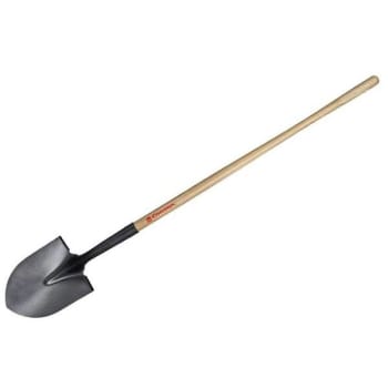 Corona 48 In. Round Point Hollow-Back Shovel W/ Ash Wood Handle