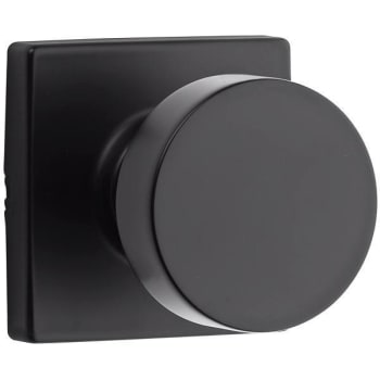 Image for Kwikset Pismo Square Hall/closet Knob In Matte Black from HD Supply