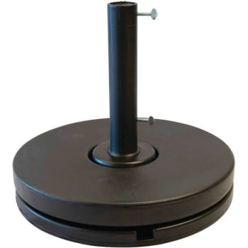 Image for 70 Lbs. Black Resin Cement Filled Patio Umbrella Base from HD Supply