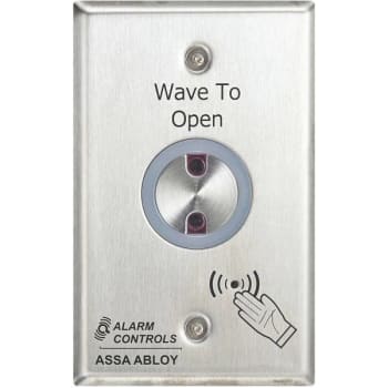 Alarm Controls Infrared Wave-To-Open Touchplate (Stainless Steel)