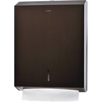 Image for Alpine Industries Brushed Stainless Steel C-Fold Paper Towel Dispenser (Bronze) from HD Supply
