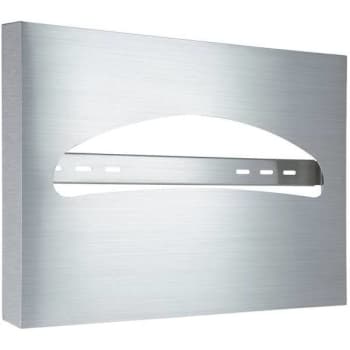 Image for Alpine Industries Stainless Steel Brushed Half-Fold Toilet Seat Cover Dispenser from HD Supply