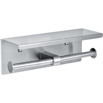 Image for Alpine Industries Toilet Paper Holder W/ Shelf (Stainless Steel) from HD Supply