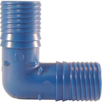 Image for Apollo 1 In. Barb Insert Blue Twister Polypropylene 90-Degree Elbow Fitting from HD Supply