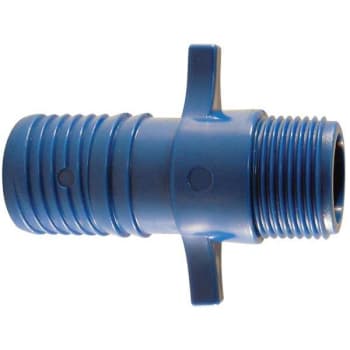 Image for Apollo 1 In. Barb Insert Blue Twister Polypropylene X 3/4 Mpt Adapter Fitting from HD Supply