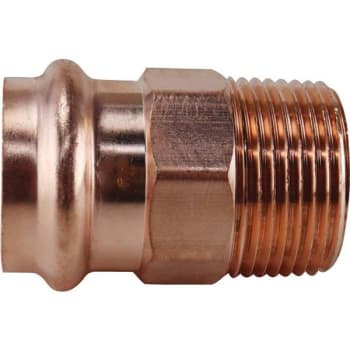 Apollo 1 In. X 1 In. Copper Press X Mpt Male Adapter