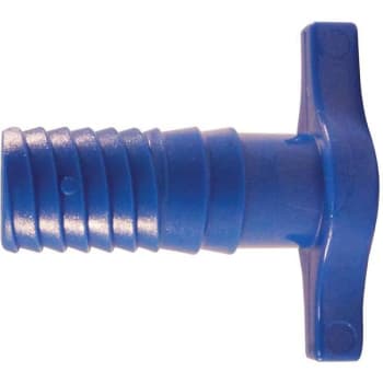 Image for Apollo 1/2 In. Barb Insert Blue Twister Polypropylene Plug Fitting from HD Supply