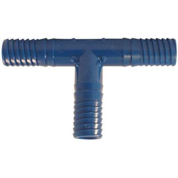 Image for Apollo 1/2 In. Barb Insert Blue Twister Polypropylene Tee Fitting from HD Supply