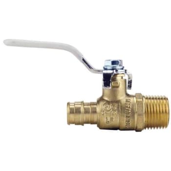 Image for Apollo 1/2 Brass Pex-A Barb X 1/2 Male Pipe Thread Ball Valve from HD Supply