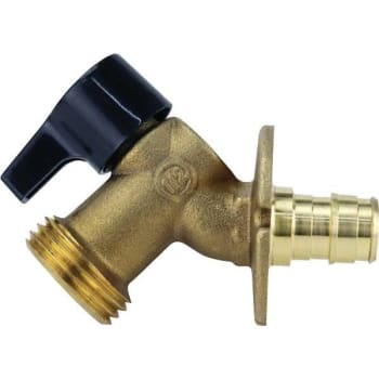 Image for Apollo 1/2 Brass Pex-A Barb X 3/4 Garden Hose Thread Quarter-Turn Sillcock from HD Supply