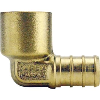 Image for Apollo 1/2 In. Brass PEX-B X Female Solder 90-Degree Elbow from HD Supply