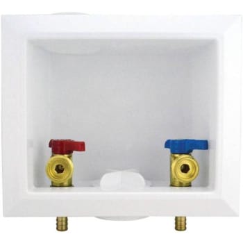 Image for Apollo 1/2 In. Brass Pex-B Barb X 3/4 In. Male Hose Thread Washing Machine Outlet Box from HD Supply