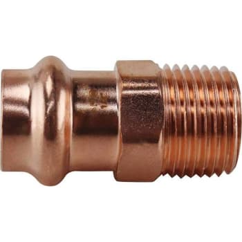 Image for Apollo 1/2 In. X 1/2 In. Copper Press X Mpt Male Adapter from HD Supply